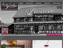Tablet Screenshot of legrillon-restaurant.com